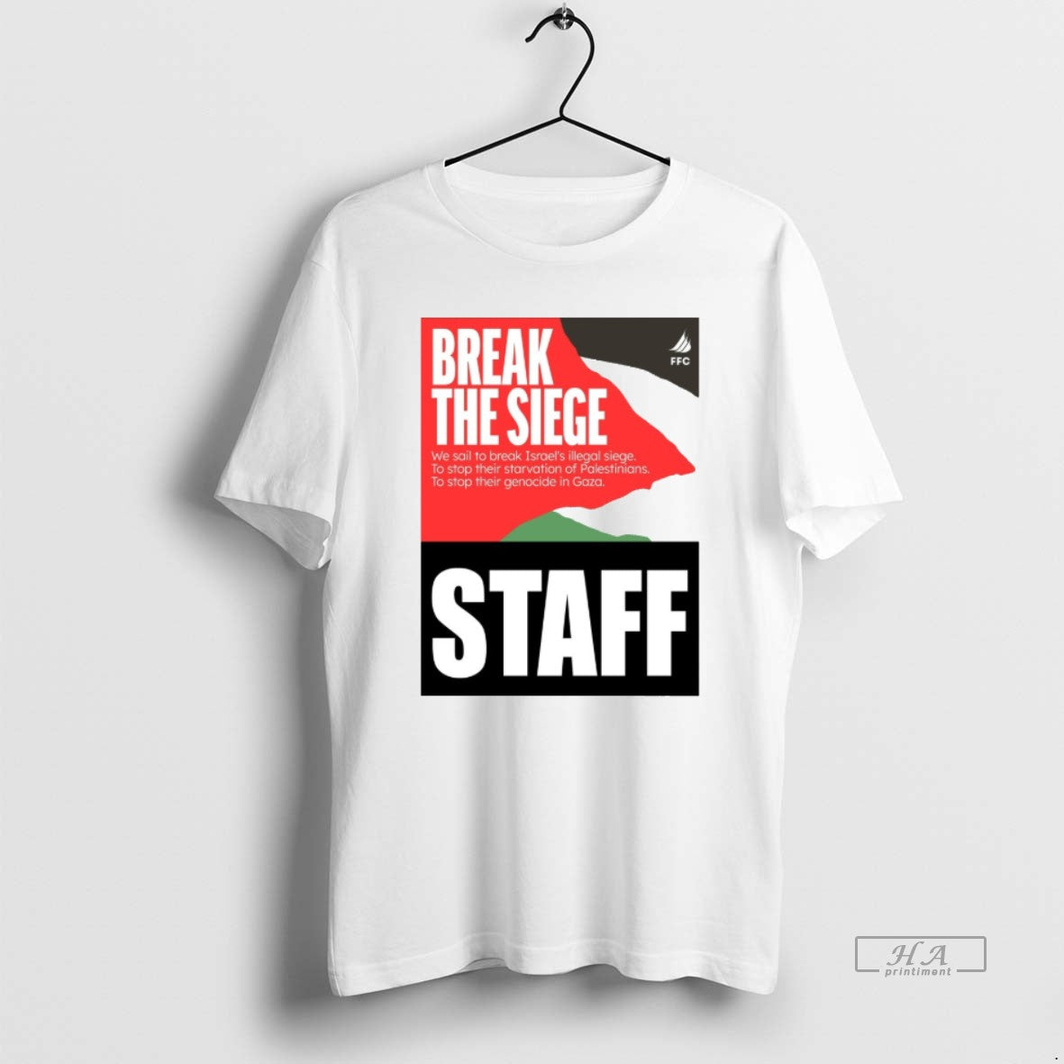 Official Trendy Greta Thunberg Break The Siege Staff - Adult & Kids T-Shirts, Sweatshirts & Hoodies apparel design preview 1