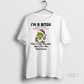 Official Trendy Grinch Santa Hat Im A Bitch Beautiful - Adult & Kids T-Shirts, Sweatshirts & Hoodies apparel design preview 1