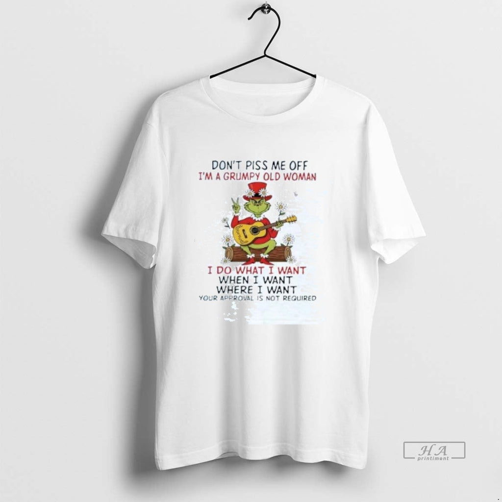 Official Trendy Grinch Dont Piss Me Off Im A Grumpy - Adult & Kids T-Shirts, Sweatshirts & Hoodies apparel design preview 1