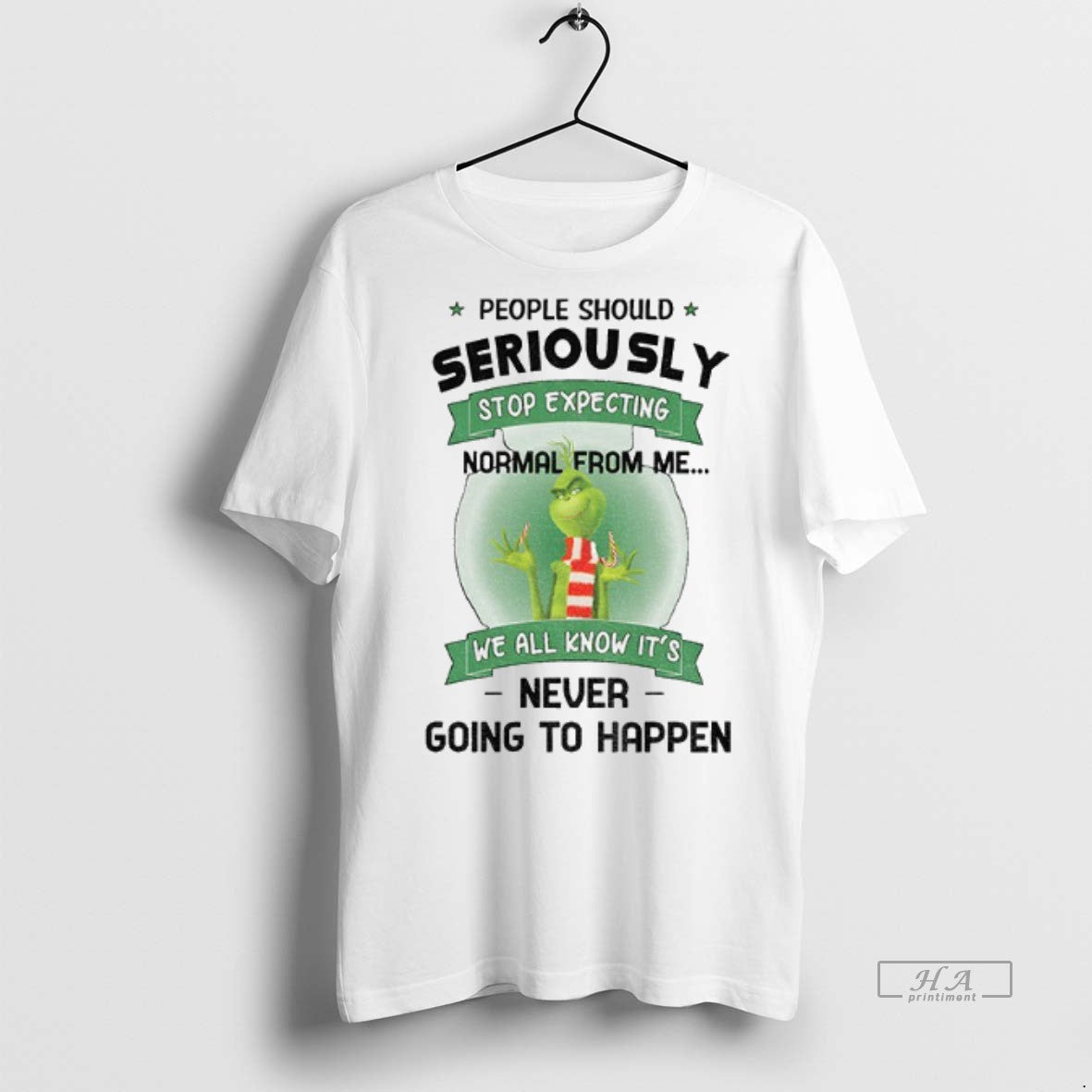 Official Trendy Grinch People Should Seriously Stop - Adult & Kids T-Shirts, Sweatshirts & Hoodies apparel design preview 1