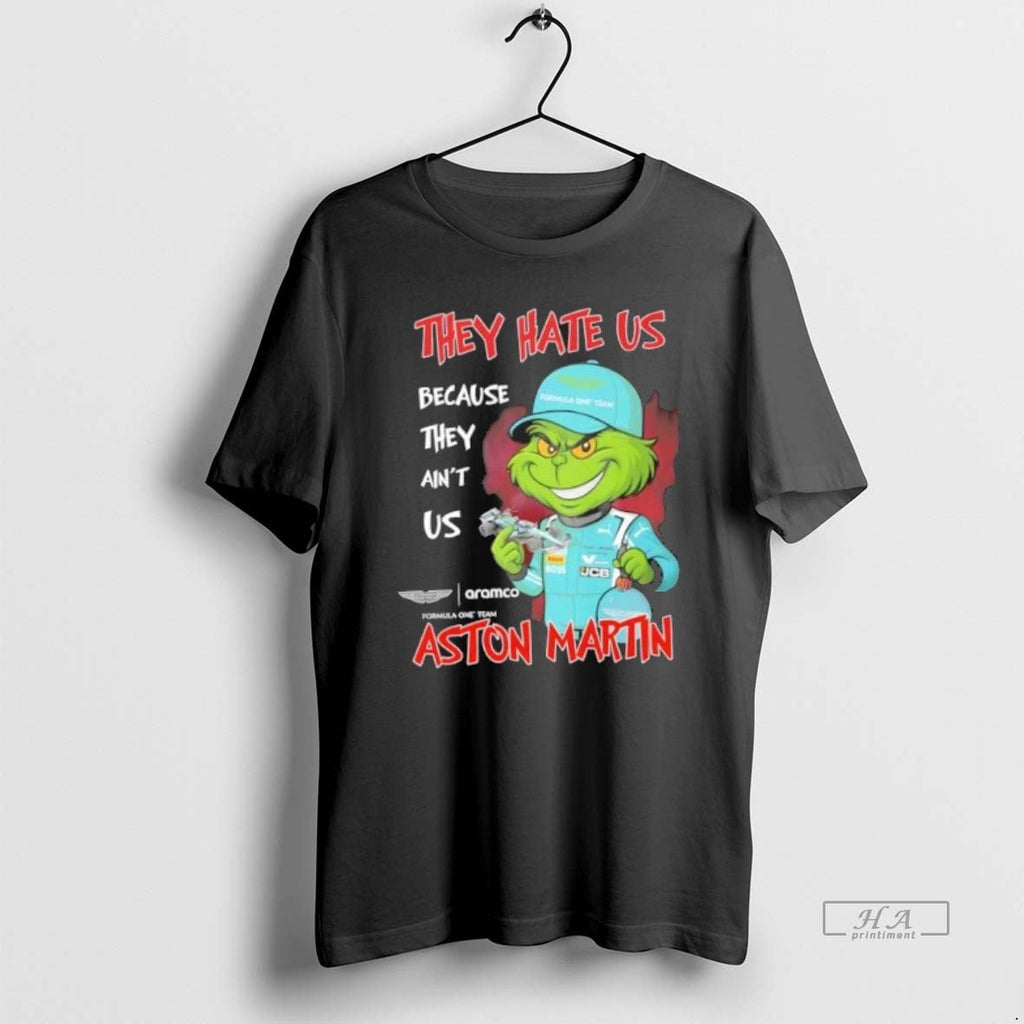 Official Trendy Grinch They Hate Us Because Aint - Adult & Kids T-Shirts, Sweatshirts & Hoodies apparel design preview 1