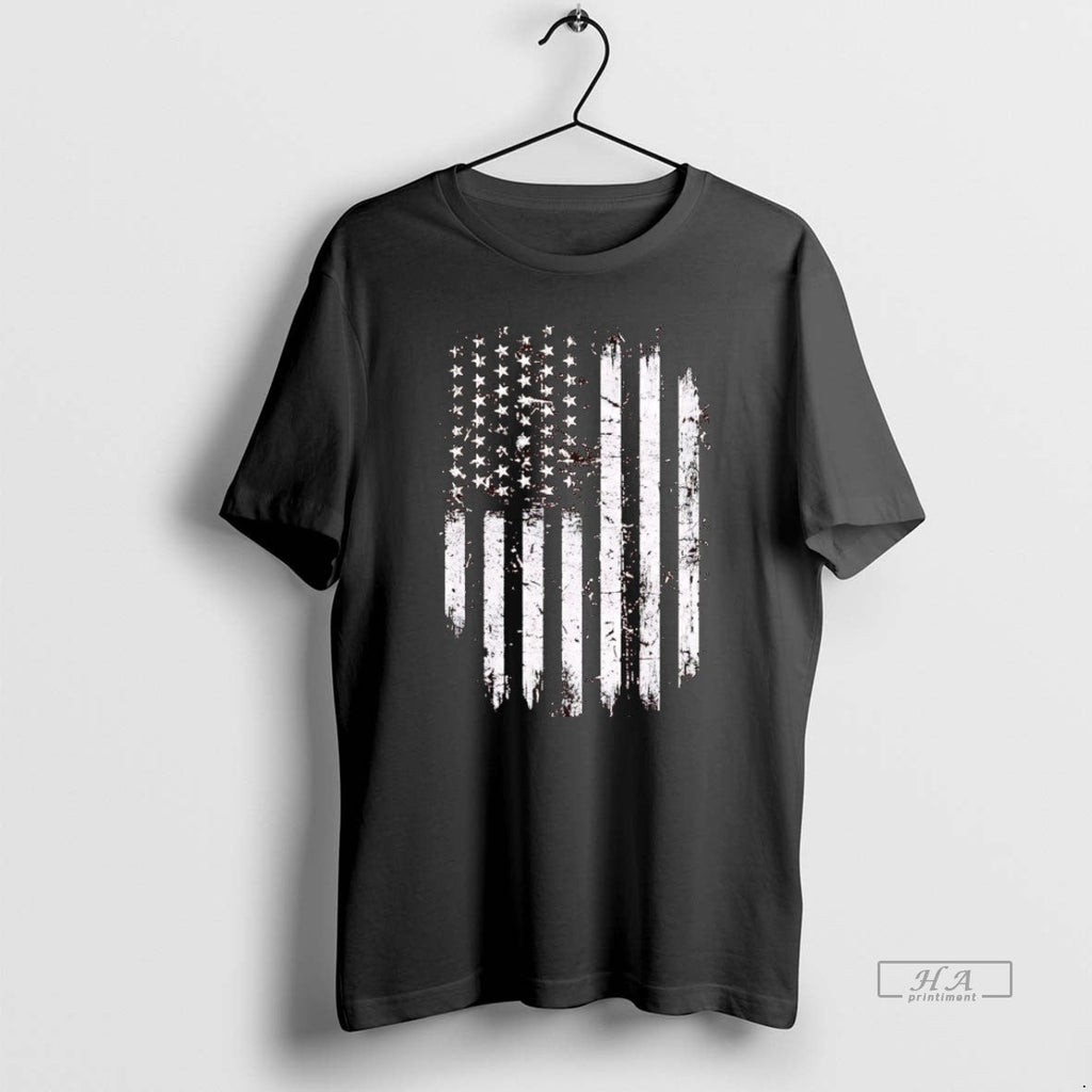 Official Trendy Grunge Usa Flag - Adult & Kids T-Shirts, Sweatshirts & Hoodies apparel design preview 1