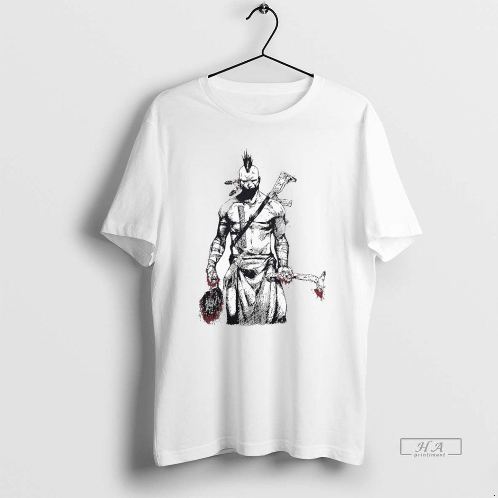 Official Trendy Half Face Blades Scalper Axe - Adult & Kids T-Shirts, Sweatshirts & Hoodies apparel design preview 1