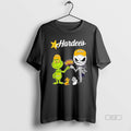 Official Trendy Hardees X Grinch And Jack Skellington - Adult & Kids T-Shirts, Sweatshirts & Hoodies apparel design preview 1