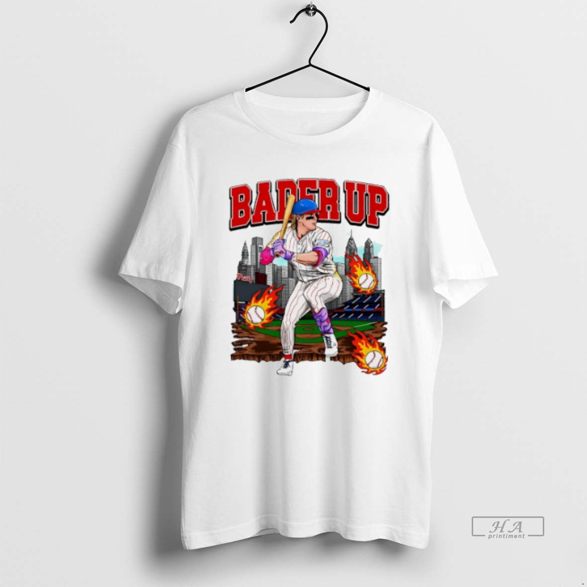 Official Trendy Harrison Bader Up Philadelphia - Adult & Kids T-Shirts, Sweatshirts & Hoodies apparel design preview 1