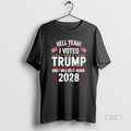 Official Trendy Hell Yeah I Voted Trump And Will Do - Adult & Kids T-Shirts, Sweatshirts & Hoodies apparel design preview 1