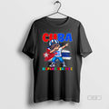 Official Trendy Hispanic Heritage Month Cuban Flag - Adult & Kids T-Shirts, Sweatshirts & Hoodies apparel design preview 1