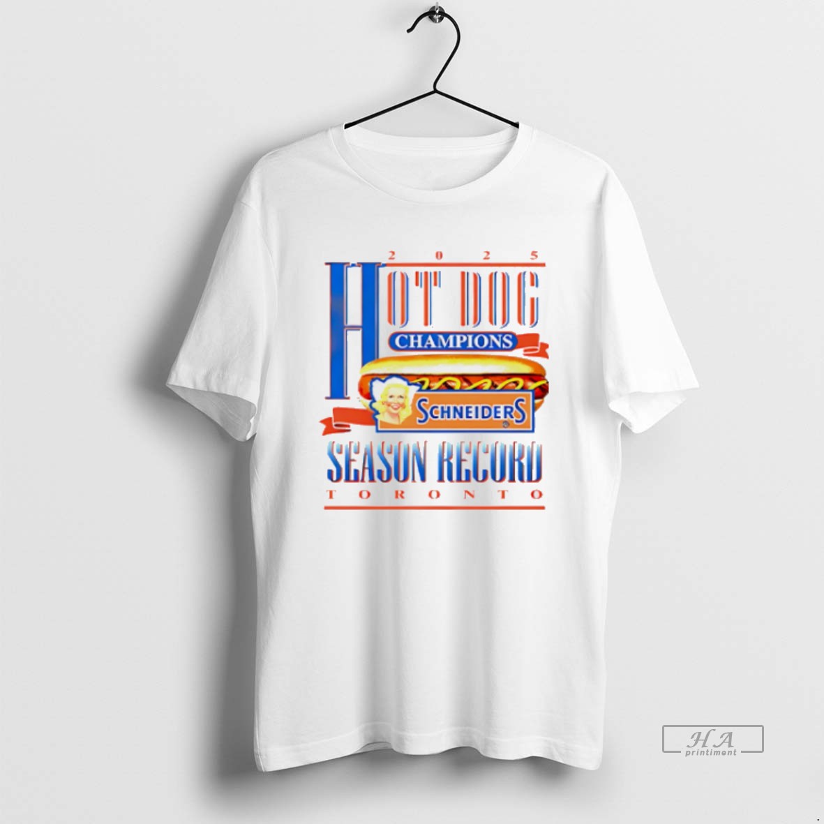 Official Trendy Hot Dog Champions Schneiders Season - Adult & Kids T-Shirts, Sweatshirts & Hoodies apparel design preview 1