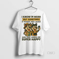 Official Trendy Husky I Know Im Weird But Sometimes - Adult & Kids T-Shirts, Sweatshirts & Hoodies apparel design preview 1