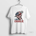 Official Trendy I Am Charlie Kirk Statement - Adult & Kids T-Shirts, Sweatshirts & Hoodies apparel design preview 1