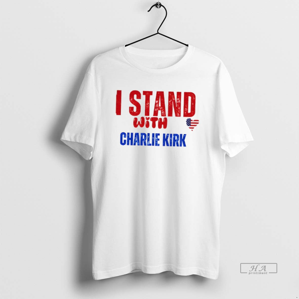 Official Trendy I Stand With Charlie Kirk Vintage - Adult & Kids T-Shirts, Sweatshirts & Hoodies apparel design preview 1