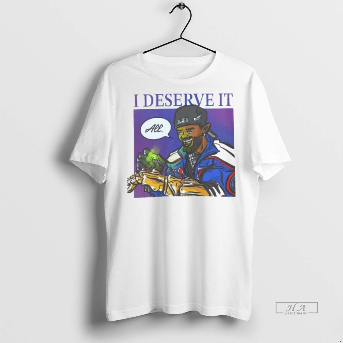 Official Trendy I Deserve It All Kendrick Lamar - Adult & Kids T-Shirts, Sweatshirts & Hoodies apparel design preview 1