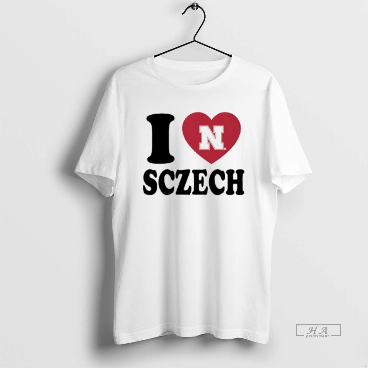 Official Trendy I Love Allie Sczech Nebraska - Adult & Kids T-Shirts, Sweatshirts & Hoodies apparel design preview 1