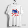 Official Trendy I Love Being Right Gop Elephant - Adult & Kids T-Shirts, Sweatshirts & Hoodies apparel design preview 1
