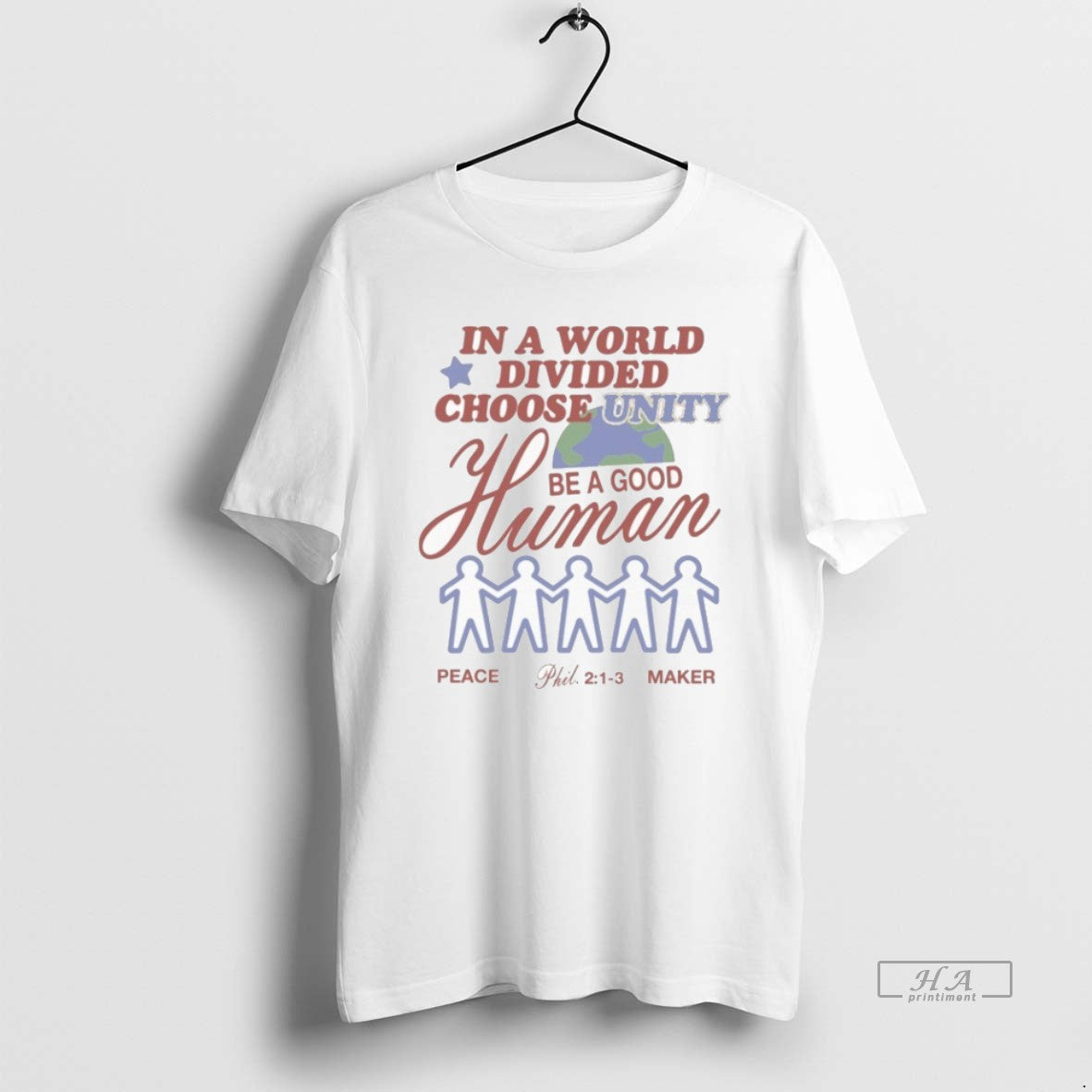 Official Trendy In A World Divided Choose Unity Be - Adult & Kids T-Shirts, Sweatshirts & Hoodies apparel design preview 1