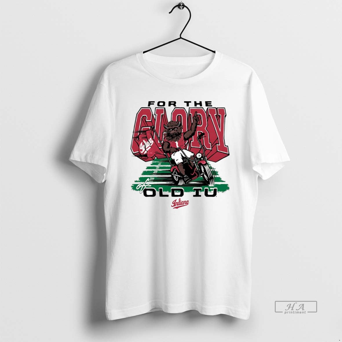 Official Trendy Indiana Football For The Glory Of Old - Adult & Kids T-Shirts, Sweatshirts & Hoodies apparel design preview 1