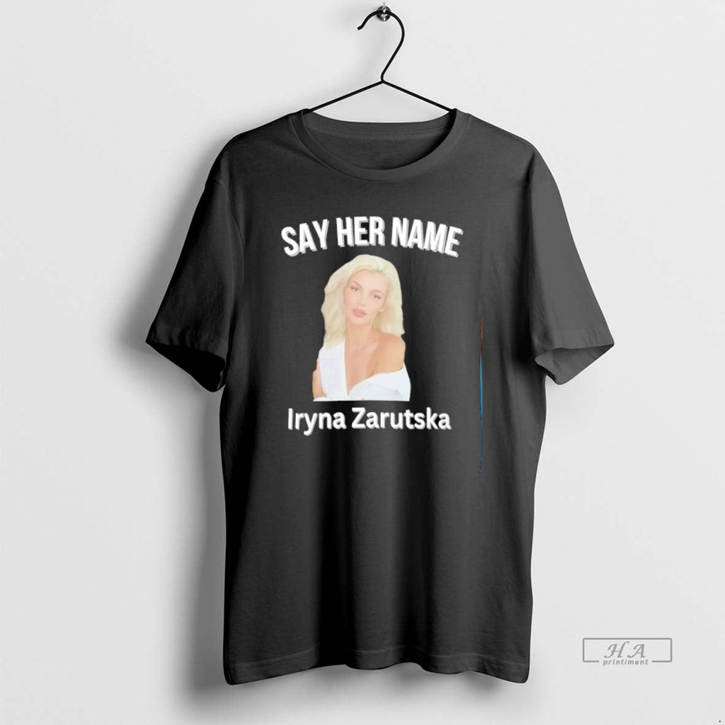 Official Trendy Iryna Zarutska Say Her Name - Adult & Kids T-Shirts, Sweatshirts & Hoodies apparel design preview 1