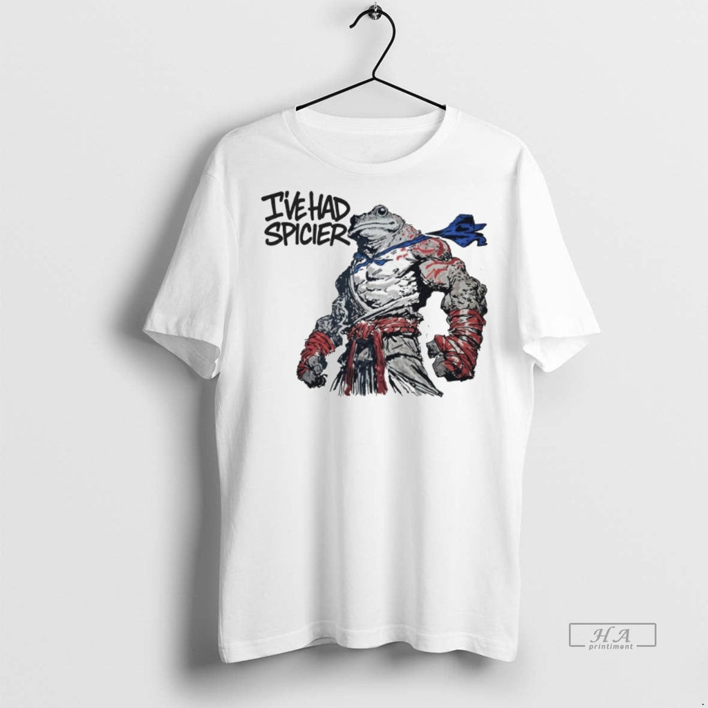 Official Trendy Ive Had Spicier Portland Frog Sweater - Adult & Kids T-Shirts, Sweatshirts & Hoodies apparel design preview 1