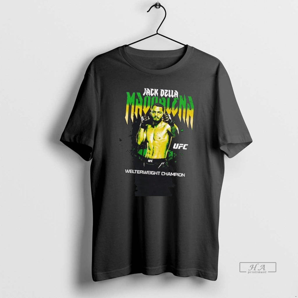 Official Trendy Jack Della Fighter Pose Welterweight - Adult & Kids T-Shirts, Sweatshirts & Hoodies apparel design preview 1