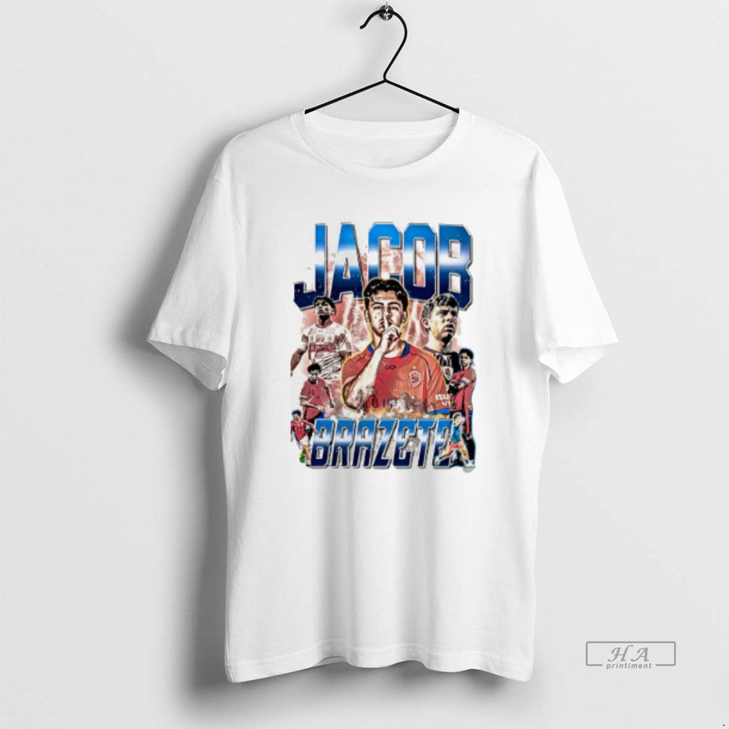 Official Trendy Jacob Brazete Brisbane Roar Fc Player - Adult & Kids T-Shirts, Sweatshirts & Hoodies apparel design preview 1