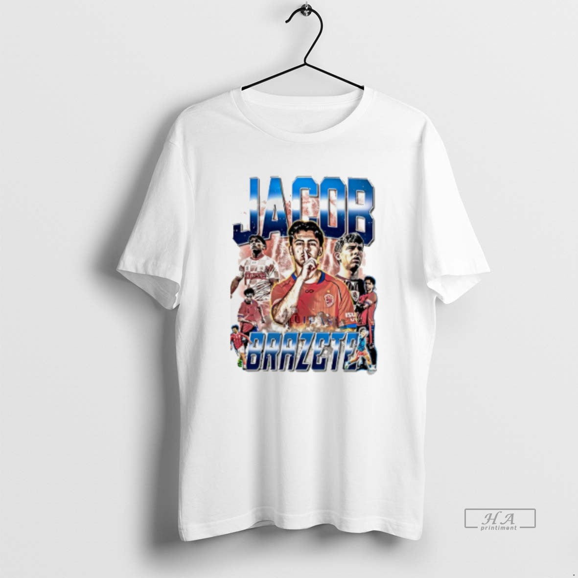 Official Trendy Jacob Brazete Brisbane Roar Fc Player - Adult & Kids T-Shirts, Sweatshirts & Hoodies apparel design preview 1