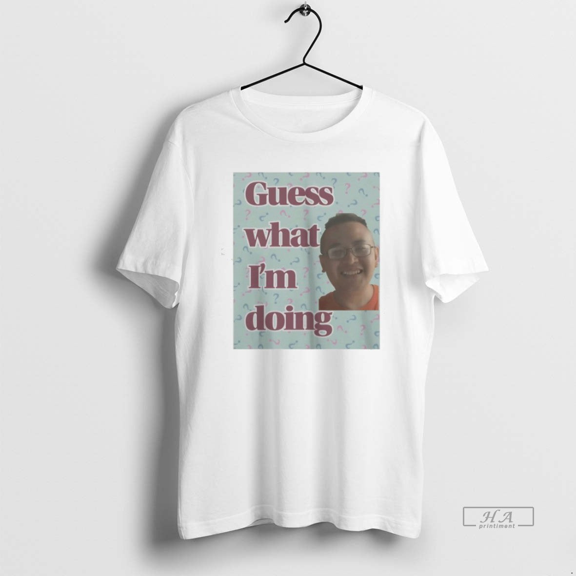 Official Trendy James Cage White Guess What Im Doing - Adult & Kids T-Shirts, Sweatshirts & Hoodies apparel design preview 1