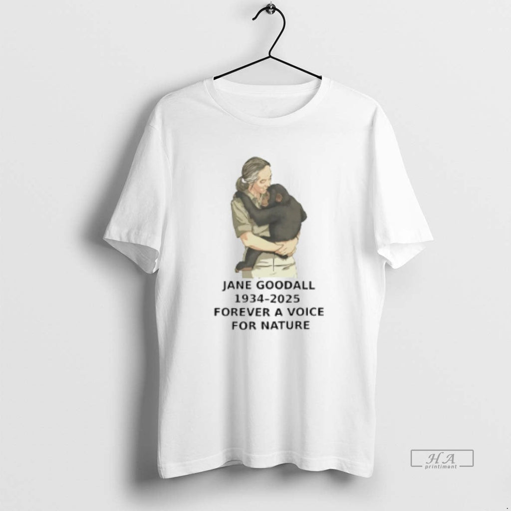 Official Trendy Jane Goodall 1934 2025 Forever A - Adult & Kids T-Shirts, Sweatshirts & Hoodies apparel design preview 1