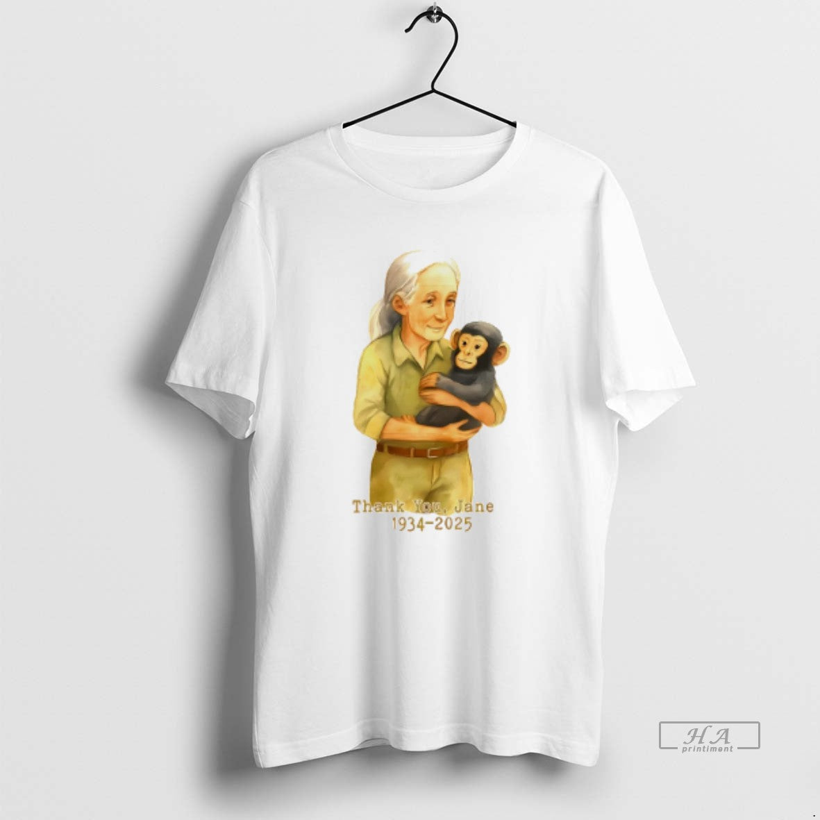 Official Trendy Jane Goodall Legacy Of Hope Thank You - Adult & Kids T-Shirts, Sweatshirts & Hoodies apparel design preview 1