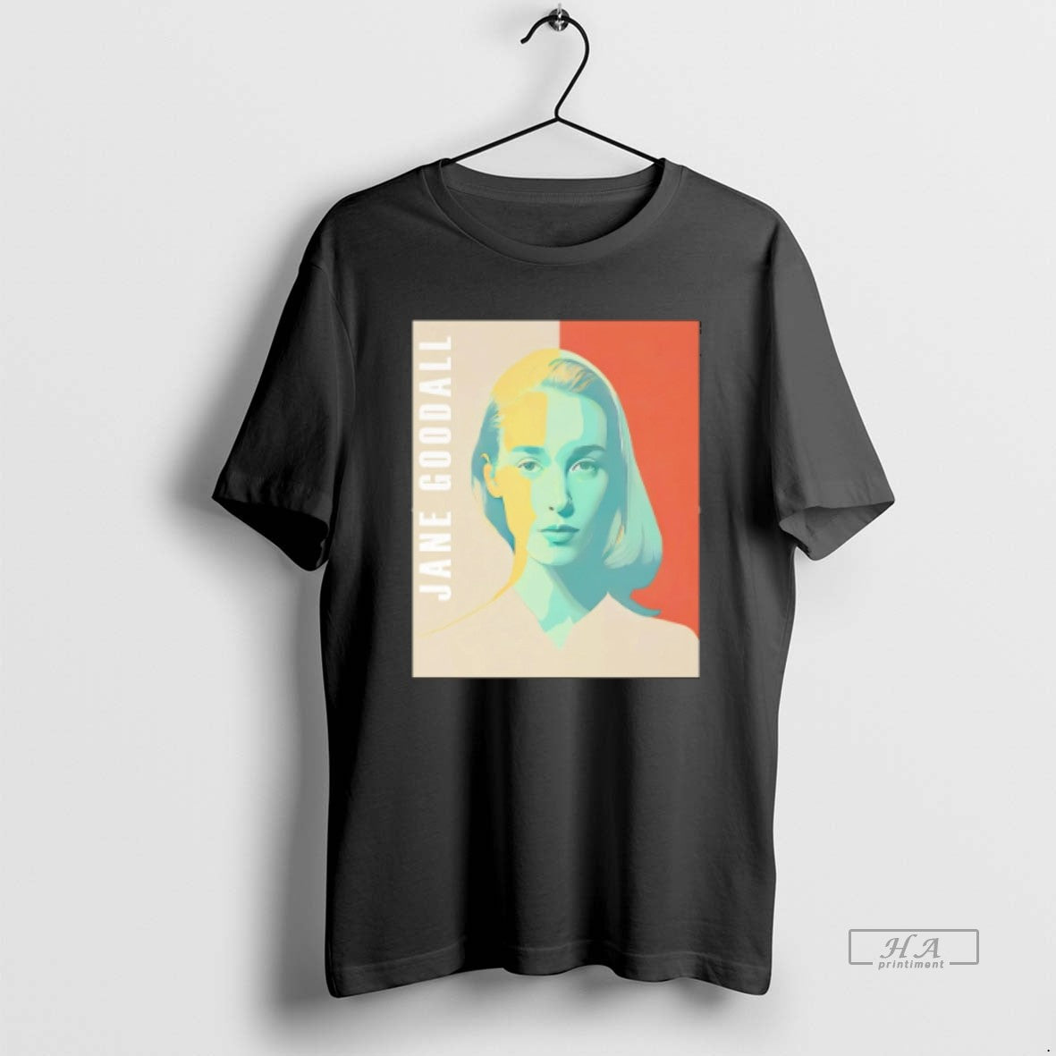 Official Trendy Jane Goodall Minimalist Rip Legend - Adult & Kids T-Shirts, Sweatshirts & Hoodies apparel design preview 1