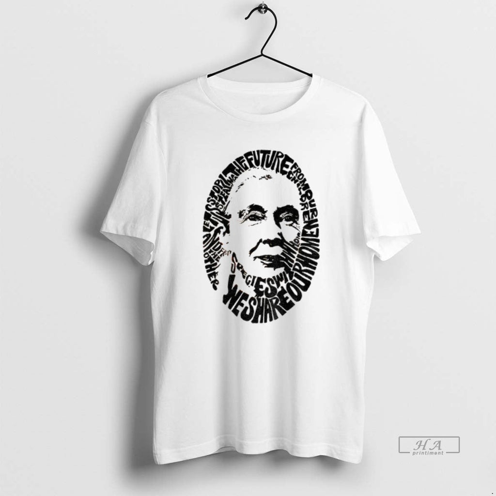 Official Trendy Jane Goodall Rest In Peace Graphic - Adult & Kids T-Shirts, Sweatshirts & Hoodies apparel design preview 1