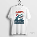 Official Trendy Jaws Eating Candy Cane Christmas - Adult & Kids T-Shirts, Sweatshirts & Hoodies apparel design preview 1