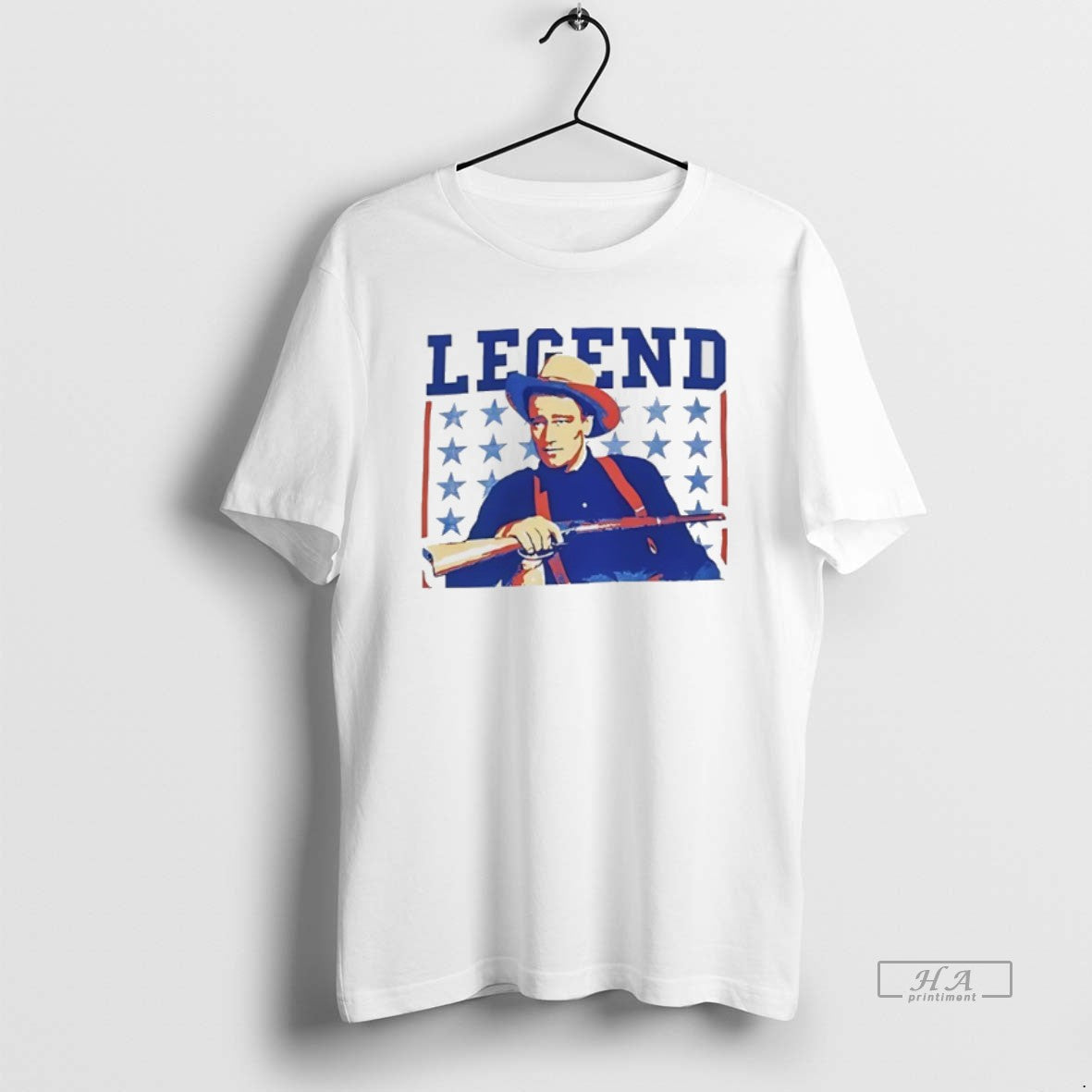 Official Trendy John Wayne The Duke Legend - Adult & Kids T-Shirts, Sweatshirts & Hoodies apparel design preview 1