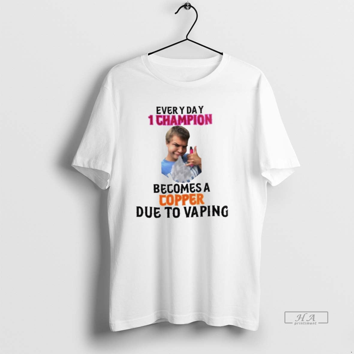 Official Trendy Jynxzi Every Day 1 Champion Becomes A - Adult & Kids T-Shirts, Sweatshirts & Hoodies apparel design preview 1