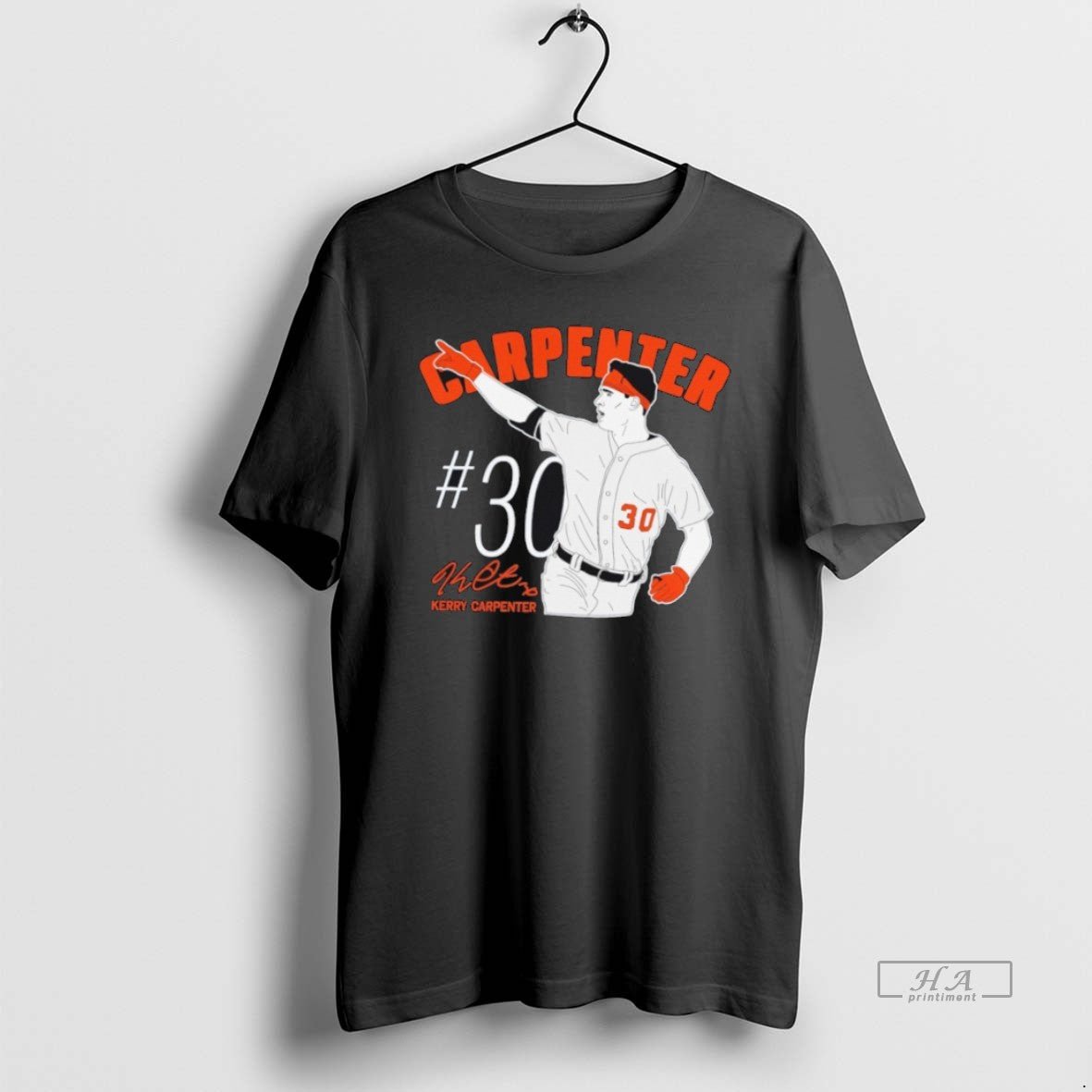 Official Trendy Kerry Carpenter 30 Detroit Tigers - Adult & Kids T-Shirts, Sweatshirts & Hoodies apparel design preview 1