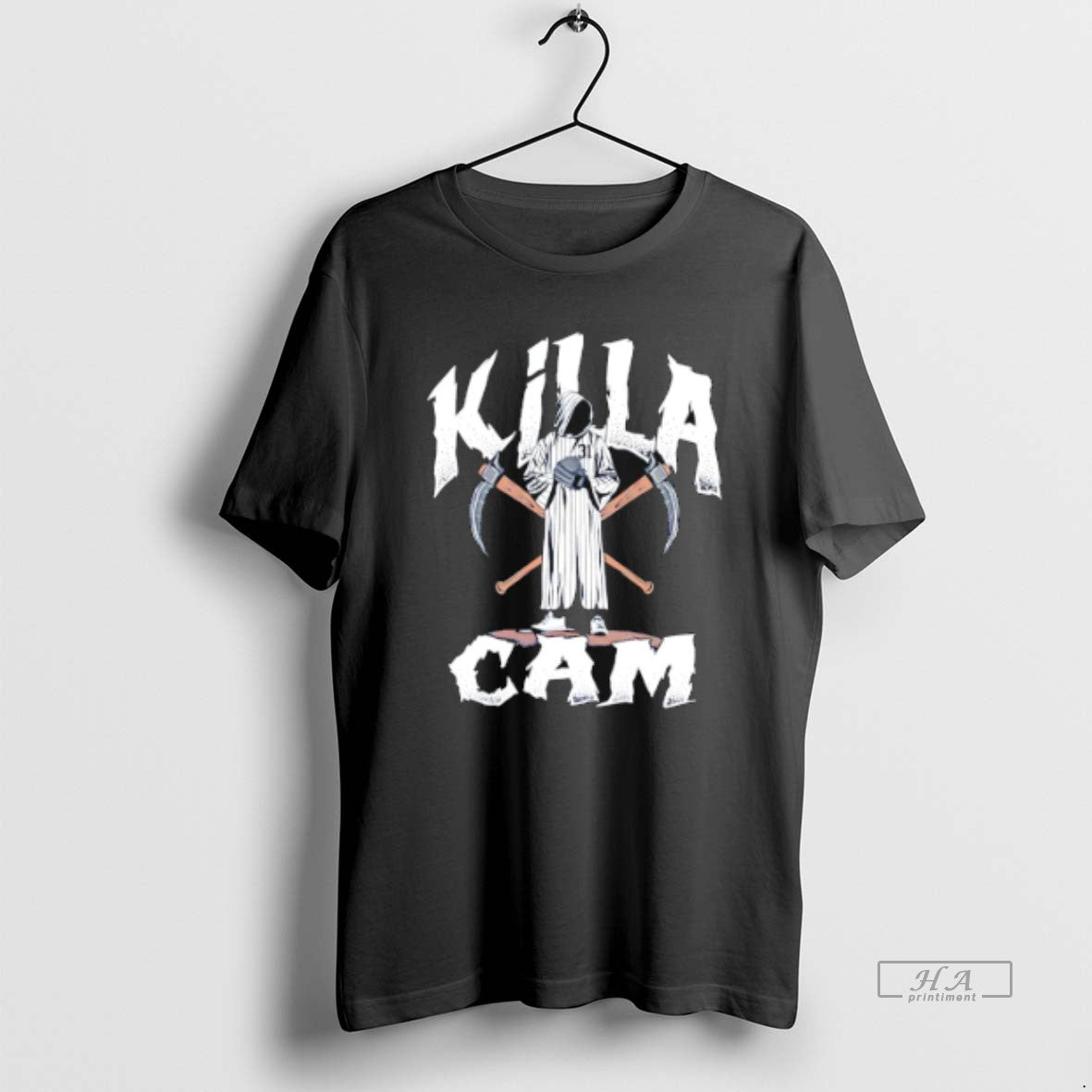Official Trendy Killa Cam Death Schlittler New York - Adult & Kids T-Shirts, Sweatshirts & Hoodies apparel design preview 1