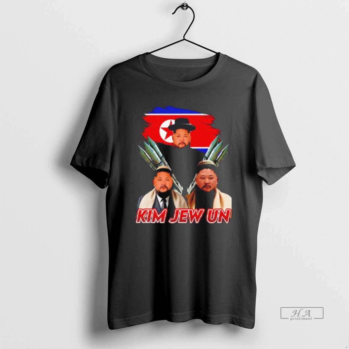 Official Trendy Kim Jong Un Jew Meme - Adult & Kids T-Shirts, Sweatshirts & Hoodies apparel design preview 1