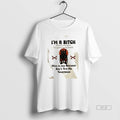 Official Trendy King Black Cat Im A Bitch With Low - Adult & Kids T-Shirts, Sweatshirts & Hoodies apparel design preview 1