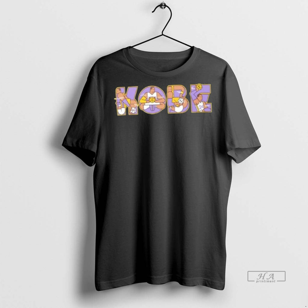 Official Trendy Kobe Tribute Retro Basketball Art - Adult & Kids T-Shirts, Sweatshirts & Hoodies apparel design preview 1