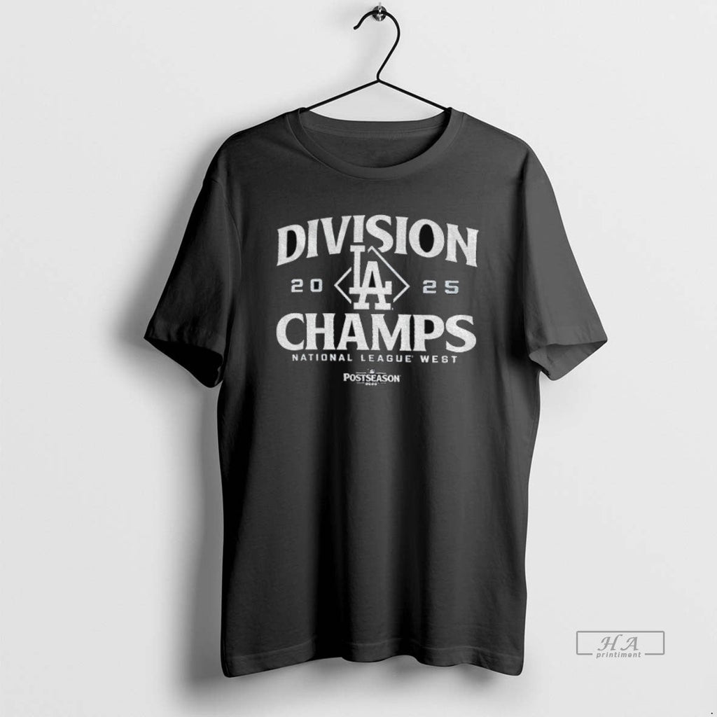 Official Trendy Los Angeles Dodgers 2025 Mlb Nl West - Adult & Kids T-Shirts, Sweatshirts & Hoodies apparel design preview 1