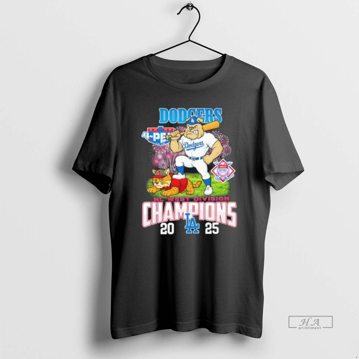 Official Trendy Los Angeles Dodgers Defeat Arizona - Adult & Kids T-Shirts, Sweatshirts & Hoodies apparel design preview 1