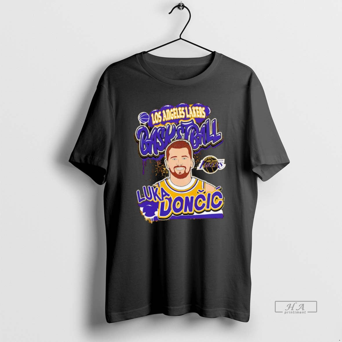 Official Trendy Los Angeles Lakers Luka Doncic 77 - Adult & Kids T-Shirts, Sweatshirts & Hoodies apparel design preview 1