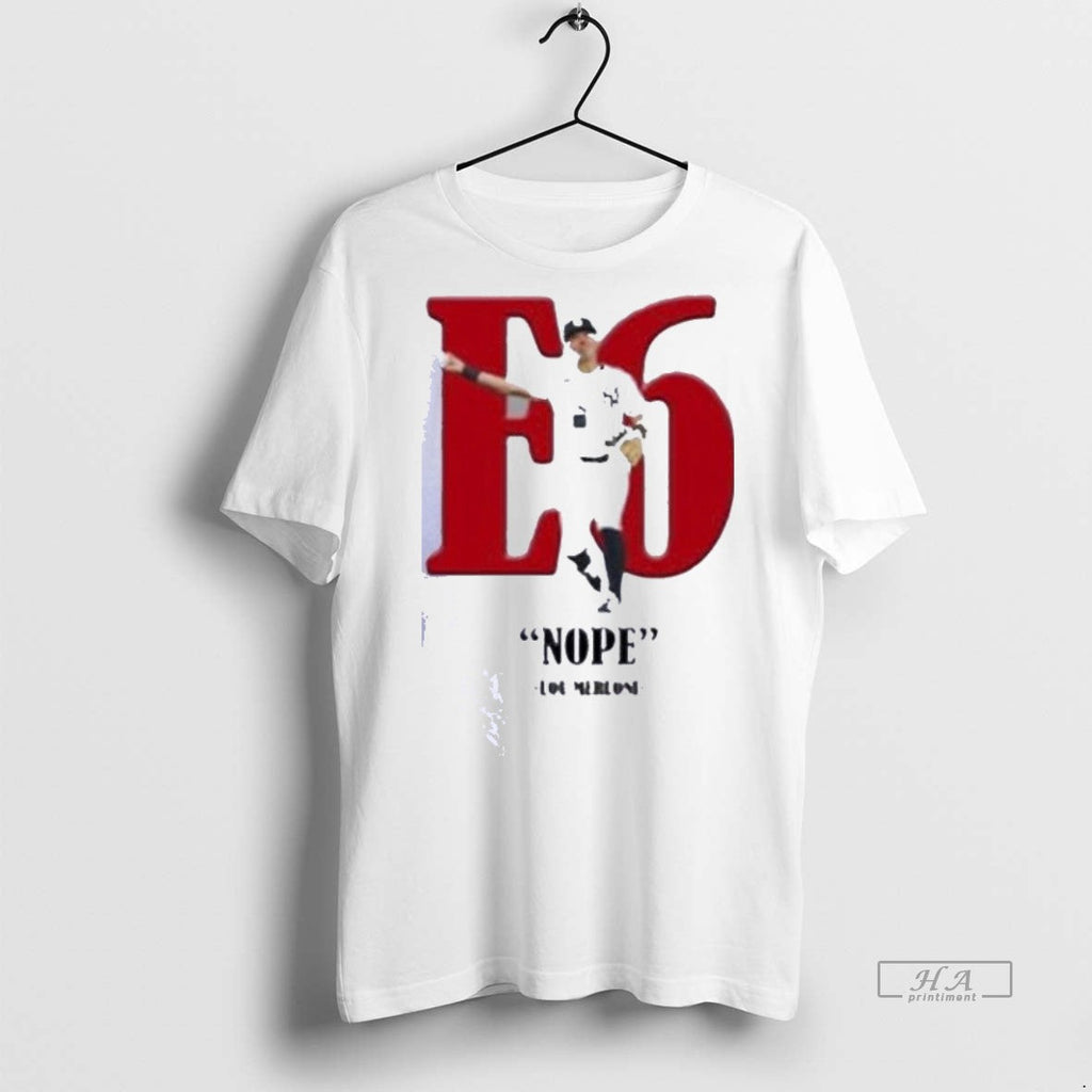 Official Trendy Lou Merloni Boston Red Sox E6 Volpe - Adult & Kids T-Shirts, Sweatshirts & Hoodies apparel design preview 1