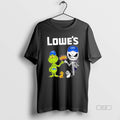 Official Trendy Lowes X Grinch And Jack Skellington - Adult & Kids T-Shirts, Sweatshirts & Hoodies apparel design preview 1