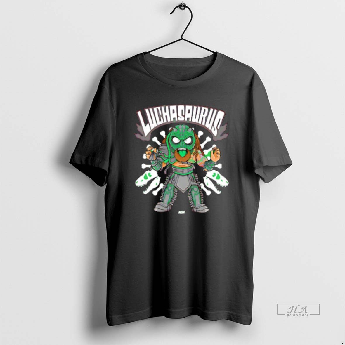 Official Trendy Luchasaurus Back From Extinction - Adult & Kids T-Shirts, Sweatshirts & Hoodies apparel design preview 1