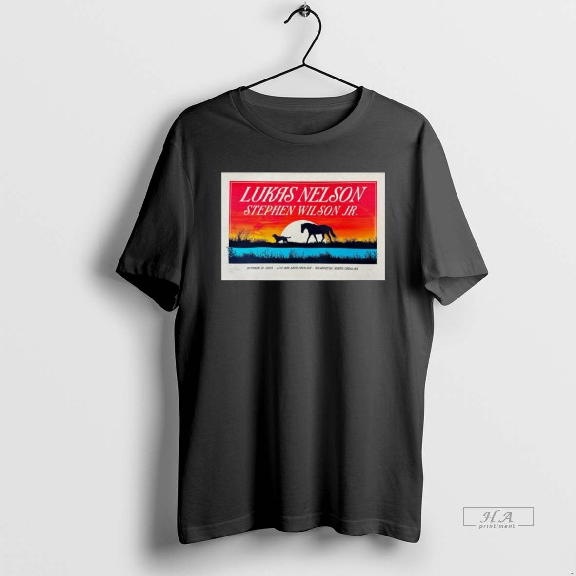 Official Trendy Lukas Nelson 2025 Event Wilmington Nc - Adult & Kids T-Shirts, Sweatshirts & Hoodies apparel design preview 1