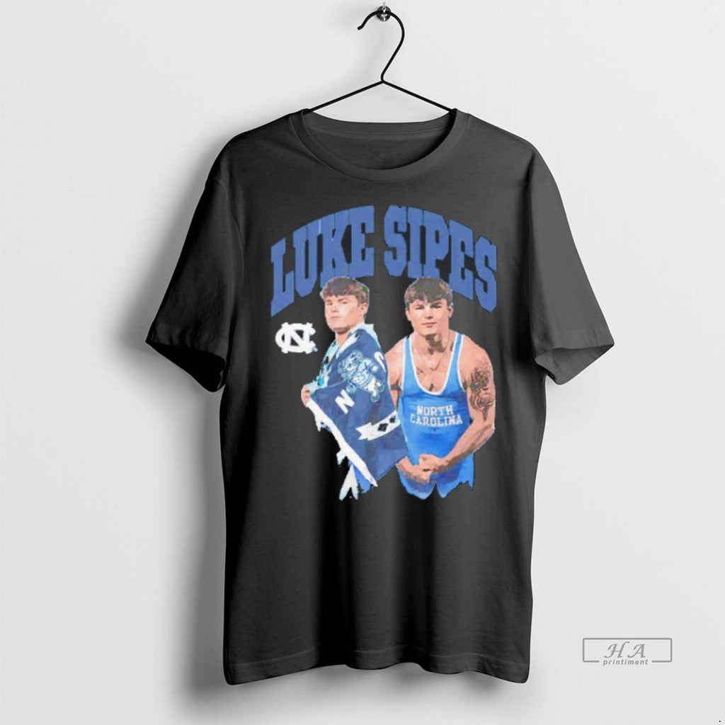 Official Trendy Luke Sipes North Carolina Tar Heels - Adult & Kids T-Shirts, Sweatshirts & Hoodies apparel design preview 1