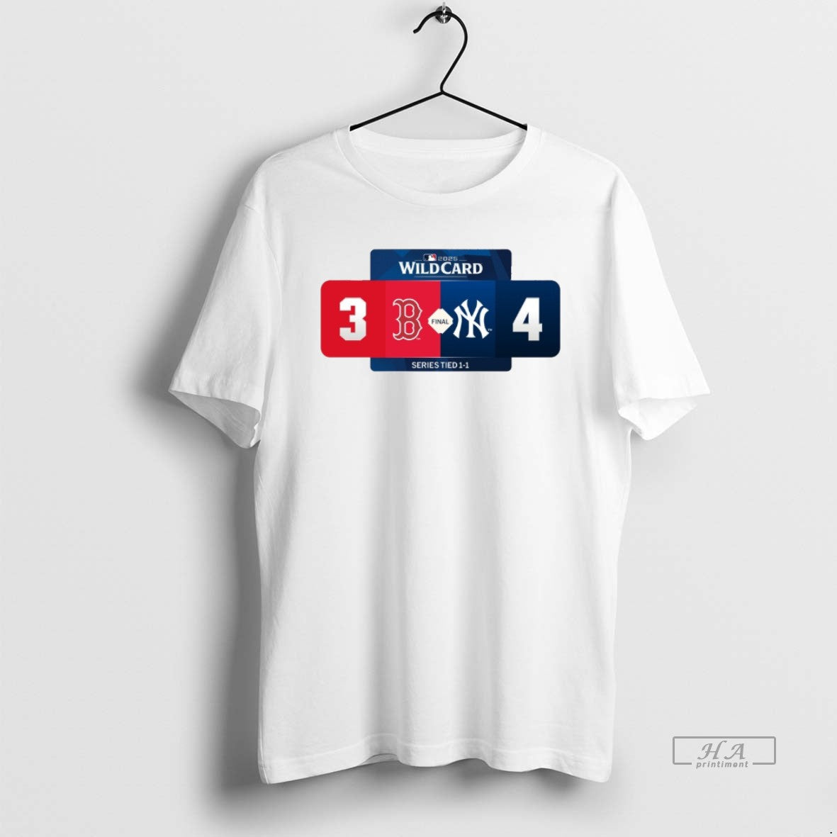 Official Trendy Mlb Wild Card 2025 New York Yankees 4 - Adult & Kids T-Shirts, Sweatshirts & Hoodies apparel design preview 1