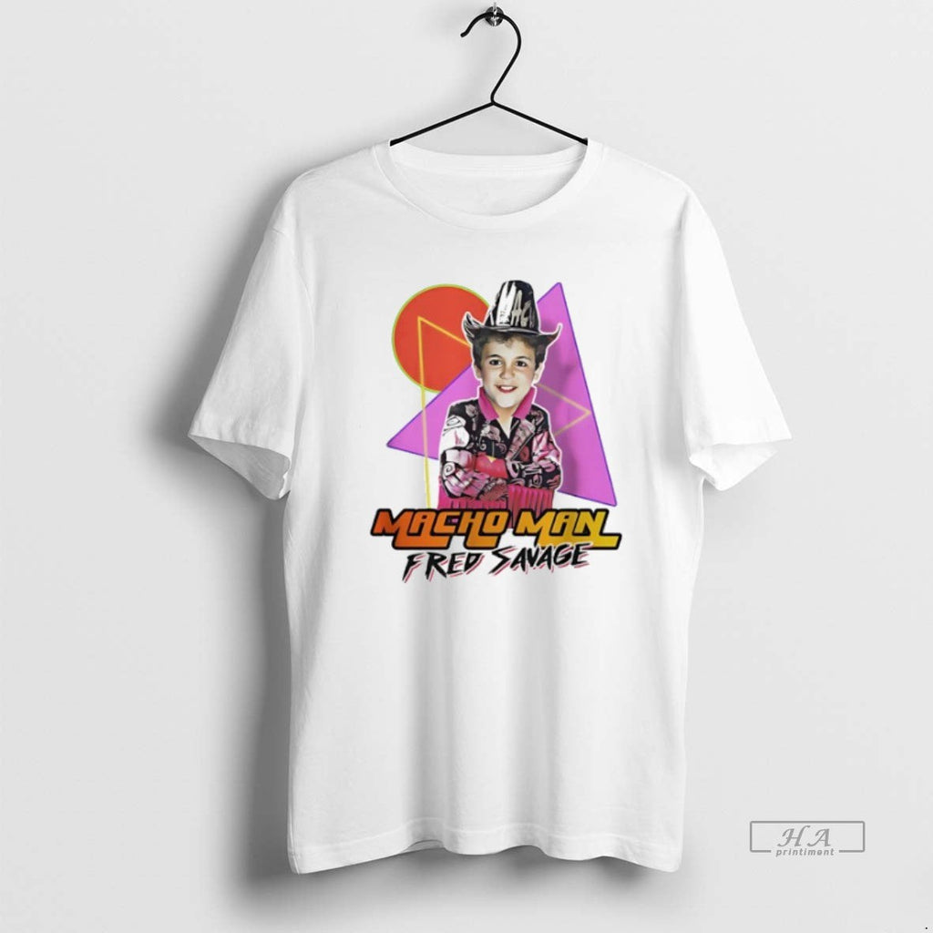Official Trendy Macho Man Fred Savage - Adult & Kids T-Shirts, Sweatshirts & Hoodies apparel design preview 1