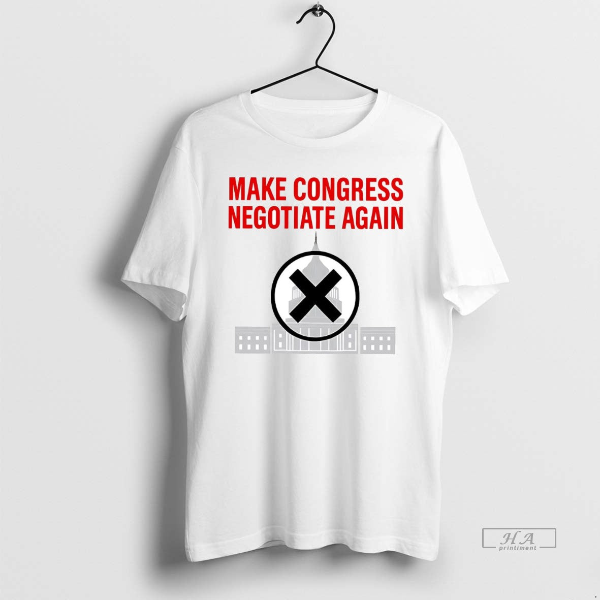 Official Trendy Make Congress Negotiate Again - Adult & Kids T-Shirts, Sweatshirts & Hoodies apparel design preview 1