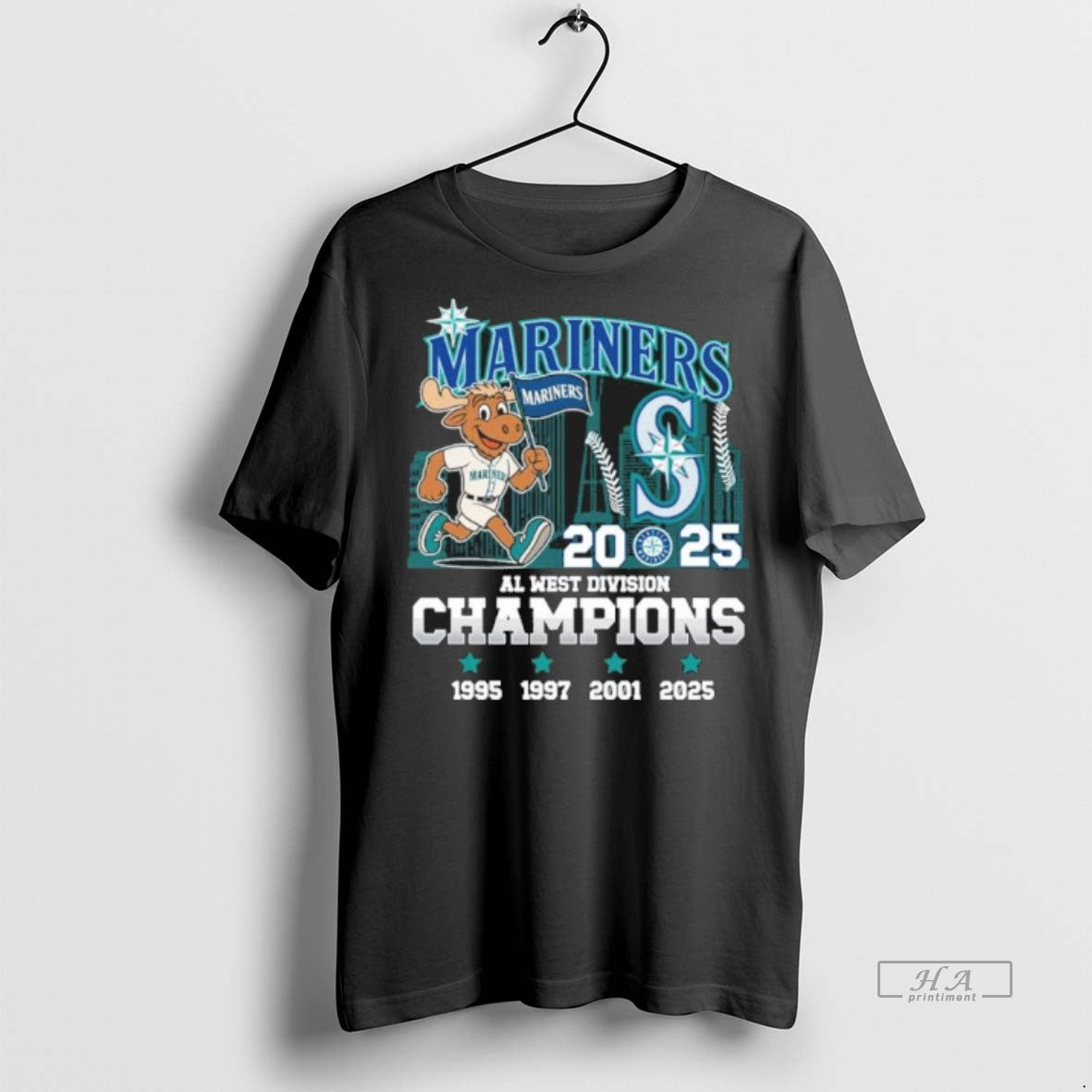 Official Trendy Mariners Mascot Parade Al West - Adult & Kids T-Shirts, Sweatshirts & Hoodies apparel design preview 1